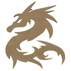 Dragon support bois pour mosaïque