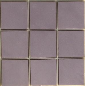 Rose violet mauve 5 par 5 cm mosaïque grès antique paray par 1000g