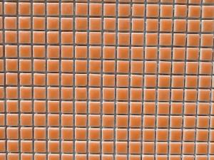 Orange clair micro mosaïque brillant par 100g