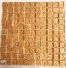 Jaune doré martelé satiné mosaïque vetrocristal 2.5 cm par 100g