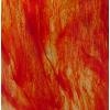 Orange rouge et blanc marbré opalescent wo27 verre vitrail Wissmach plaque de 30 par 20 cm