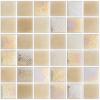 Blanc cassé beige nacré MALLORCA mosaïque 2.3 cm pleine masse par M²