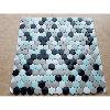 Lot mosaïque hexagone noir, brun lin et céladon mix couleurs satiné mat  par 2M² 