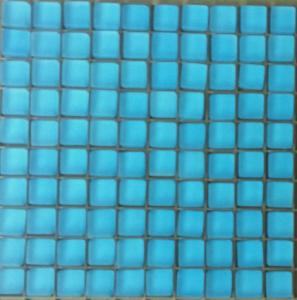 Bleu cyan DÉPOLI MAT micro mosaïque vetrocristal par 100 grammes