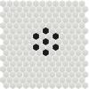 Mosaïques Décor PETITE motif  SOLEIL noir et blanc par M²