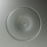 Blanc cabochon, cives en verre translucide diamètre 10 cm à l'unité