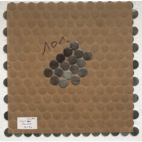 Noir porphyre rond pastille mosaïque émaux brillant plaque 32 cm