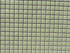 Vert clair nouveau bain micro mosaïque brillant par plaque 30 cm