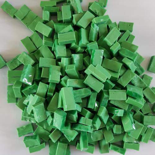 Vert mosaïque smalt vert tendre M32 par 100g
