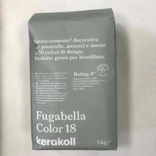 Fugabella résine ciment couleur 18 vert Laurier par 3 kilos