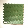 Vert tendre rond pastille mosaque maux mat par plaque 33 cm pour Vrac