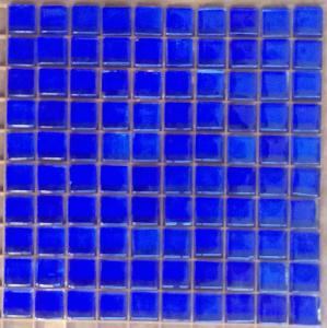 Bleu cobalt BRILLANT CRISTAL micro mosaïque vetrocristal par 100 grammes