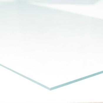 Blanc translucide verre translucide plaque de 30 par 30 cm 2mm épaisseur