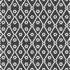 Mosaïque décor BLUES hexagone noir et blanc mat satiné par 1 M²
