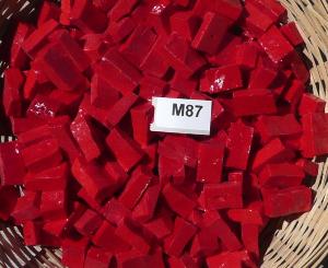 Rouge mosaïque smalt rouge sang m87 par 100g