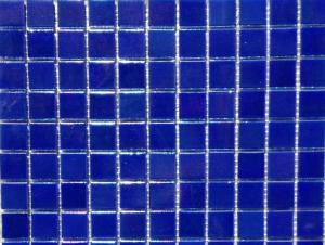 Bleu violet nacré gloss mosaique pâte de verre par 25 carreaux