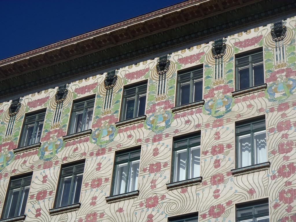 mosaïque architecture de Vienne de Otto Wagner