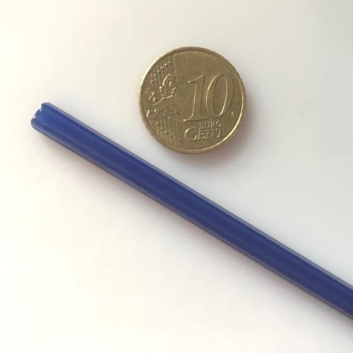 Millefiori bleu lavande tige de verre pour mosaïque diamètre de 4 à 6 mm 30 cm