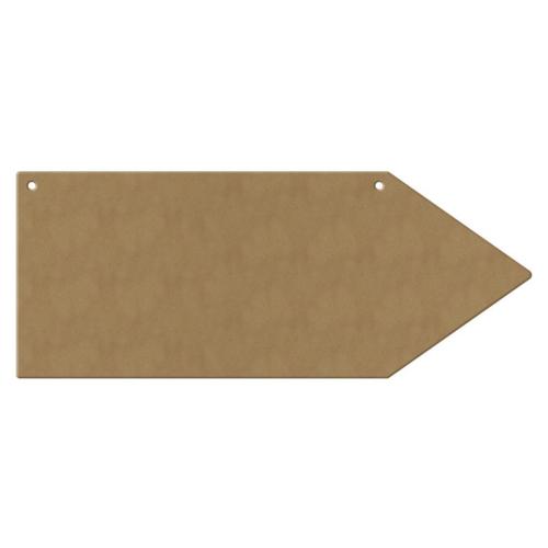 Plaque  bannière en bois MDF  28 par 11cm support bois pour mosaïque