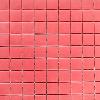 Rose Magenta mosaïque émaux brillant bord droit 2,4 cm par plaquette de 20 carreaux